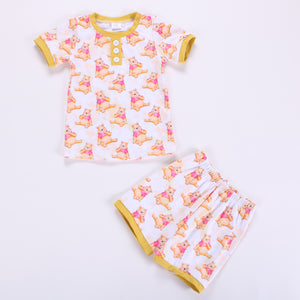 Boys Pooh Printed Pajamas